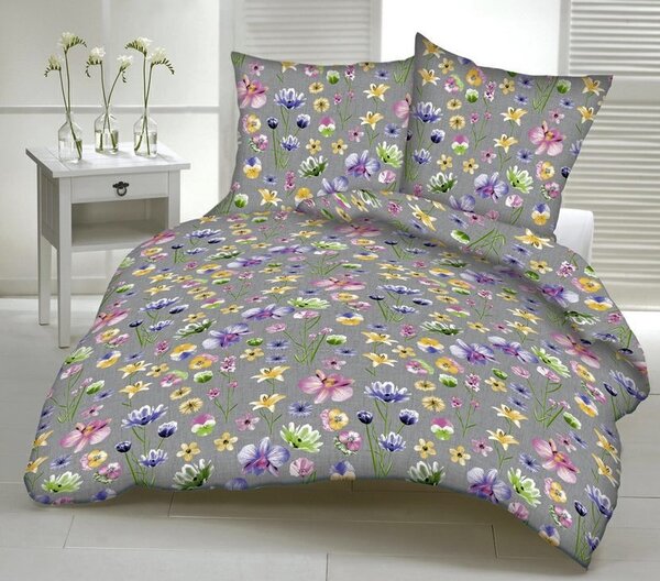 Povlečení flanelové Hintertux 200x140cm+90x70cm TiaHome
