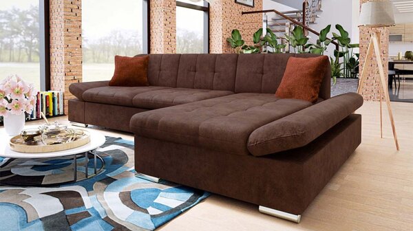 Rohová sedací souprava Magnir Premium, Potah: Maya 07 + Maya 07 + Maya 02, Strana: pravá 5903211466595