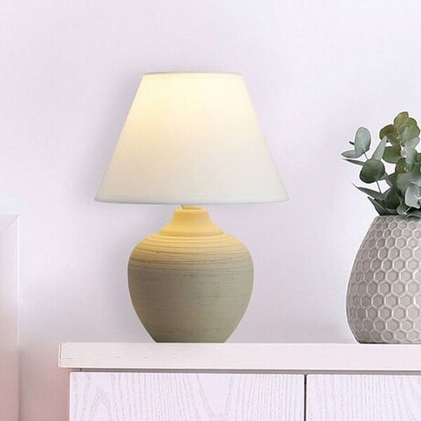 Rabalux Molly stolní lampa 1x40 W bílá-béžová 4391