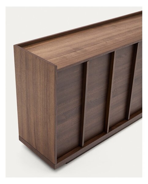 Hnědá komoda v dekoru ořechu 200x80x45 cm Onix – Kave Home