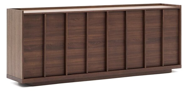 Hnědá komoda v dekoru ořechu 200x80x45 cm Onix – Kave Home