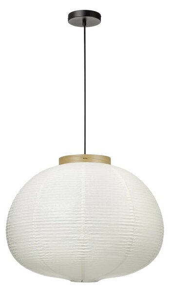 Bílé závěsné svítidlo s papírovým stínidlem ø 60 cm Kami – Blomus