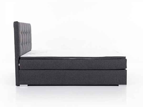 Boxspring postel 140 cm Irma 01 (černá). Akce -16%
