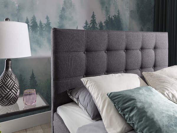 Boxspring postel 140 cm Irma 01 (černá). Akce -16%