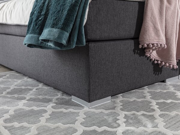 Boxspring postel 140 cm Irma 01 (černá). Akce -16%