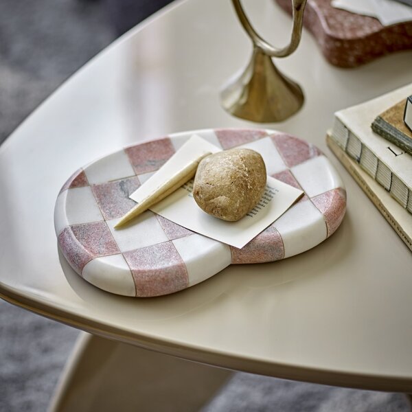 Mramorový tácek Petrea Rose Marble 22 cm