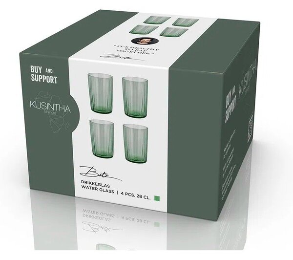 Sklenice v sadě 4 ks 280 ml Kusintha – Bitz