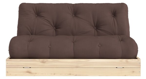 Tmavě hnědá rozkládací pohovka 145 cm Flip – Karup Design