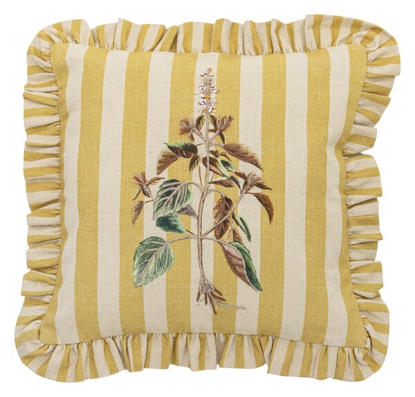 Dekorativní polštář s výšivkou Camila Yellow 35 × 35 cm
