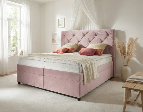 Postel boxspring s úložným prostorem ROYAL GRAND plocha spaní 160x200