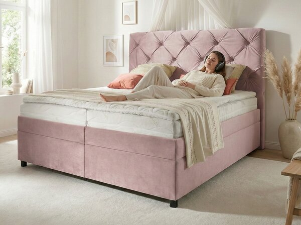 Postel boxspring s úložným prostorem ROYAL GRAND plocha spaní 160x200