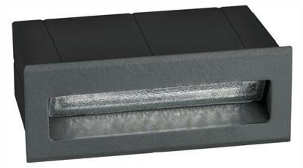 Nova Luce Vestavné venkovní svítidlo KRYPTON - 3 W, 270 lm, 55x80x135 mm, šedá NV 726406