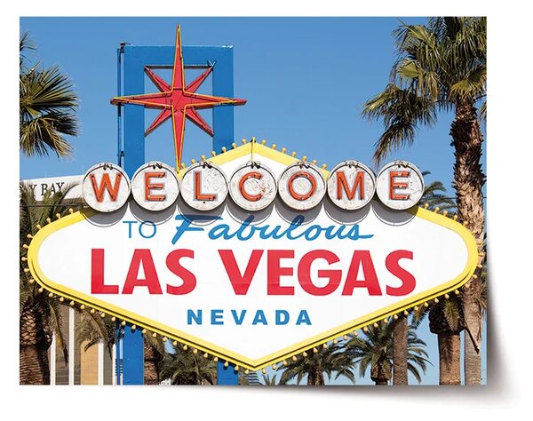 Sablio Plakát Welcome to Las Vegas - 60x40 cm