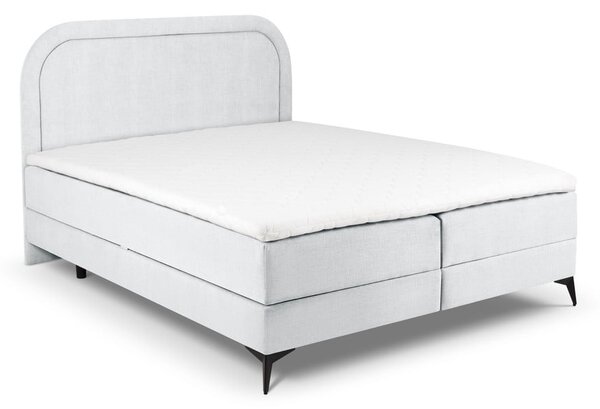 Světle šedá boxspring postel s úložným prostorem 180x200 cm Eclipse – Cosmopolitan Design