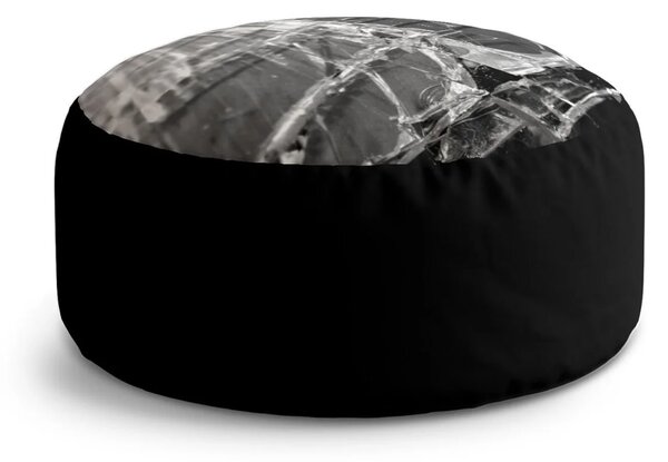 Sablio Taburet Circle Rozbité sklo: 38x48 cm