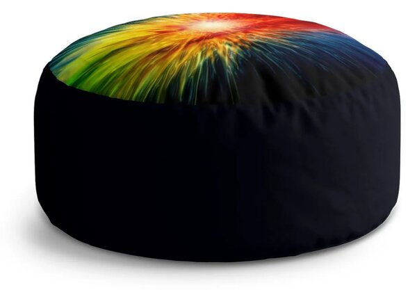 Sablio Taburet Circle Barevná exploze: 38x48 cm