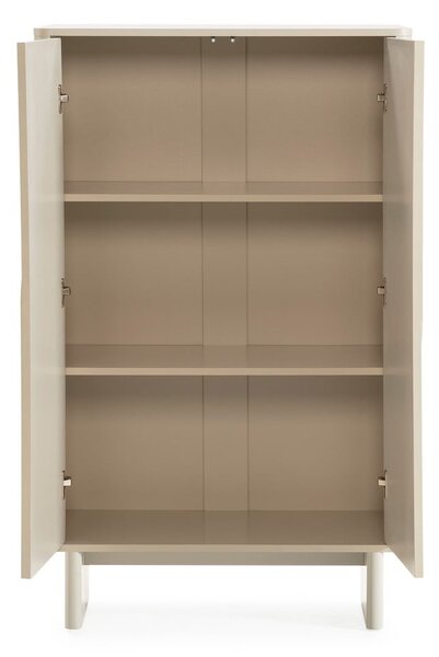 Krémová skříňka 80x130x40 cm Solei – MOME