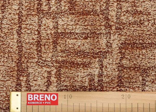 Breno Metrážový koberec DOBRO 65 (Ecoluxe), šíře 400 cm, Béžová/Vícebarevné