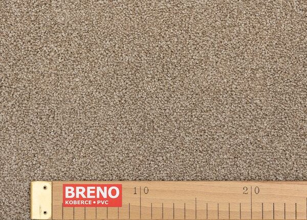 Breno Metrážový koberec NEW DALESMAN 190, šíře 400 cm, Béžová/Hnědá