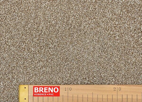 Breno Metrážový koberec YORK SUPREME 46, šíře 400 cm, Vícebarevné/Béžová