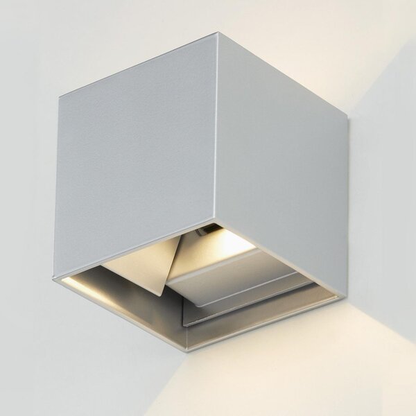 TF 303404TF TELEFUNKEN LED venkovní svítidlo 11 cm 2x7W 600lm stříbrná - BRILONER
