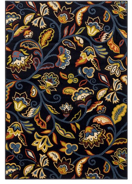 Breno Kusový koberec STANDARD SOFIA Navy Blue, 60x120 cm, Vícebarevné