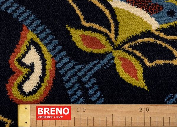 Breno Kusový koberec STANDARD SOFIA Navy Blue, 60x120 cm, Vícebarevné