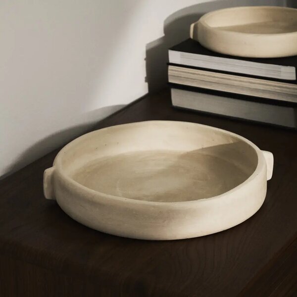 Kave Home Béžová dekorativní miska Mireni Ø31 cm