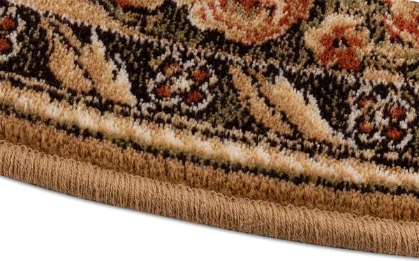 Breno Kusový koberec ISFAHAN ovál DAFNE sahara, 140x190 cm, Hnědá