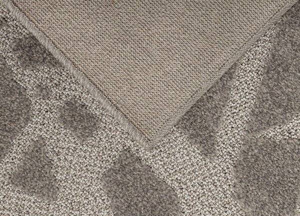 Breno Kusový koberec LORI PALMOY Linen, 133x190 cm, Šedá/Vícebarevné