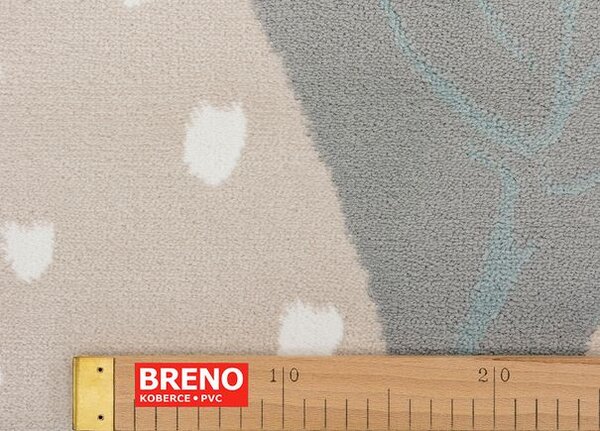 Breno Kusový koberec LIDA NEW KUNIKLO Light beige, 80x150 cm, Vícebarevné