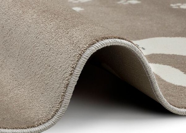 Breno Kusový koberec SOFT KOTEK Beige, 80x150 cm, Vícebarevné/Béžová