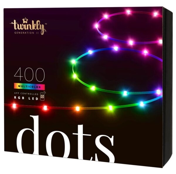 Twinkly TWD400STP-BEU - LED RGB Venkovní stmívatelný pásek 400xLED 20m IP44 WiFi
