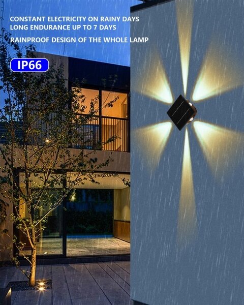 Immax 08487L - LED Solární nástěnné svítidlo se senzorem LED/2W/5V IP54