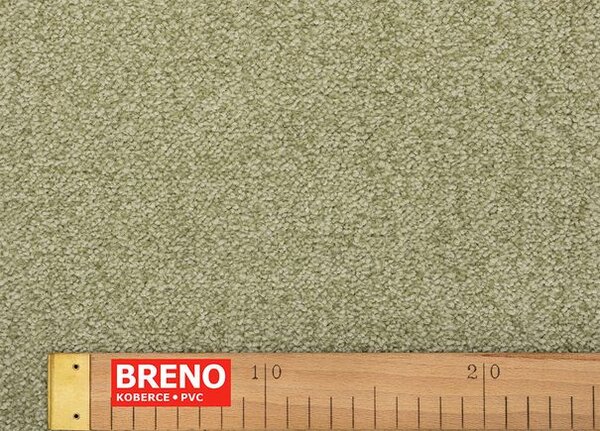 Breno Metrážový koberec RHYTHM 140, šíře 400 cm, Béžová/Zelená