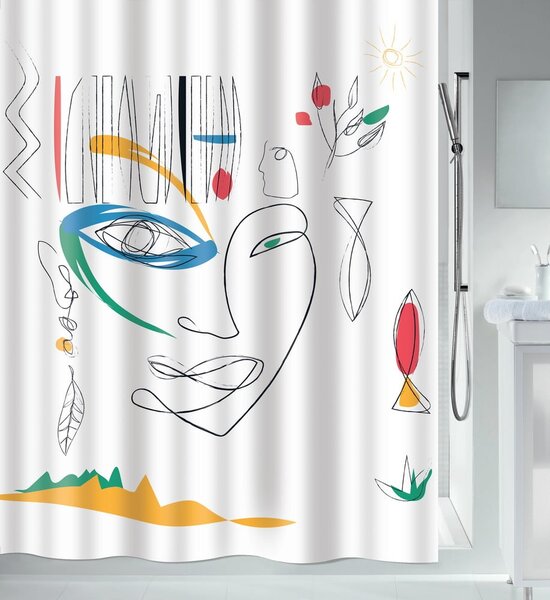 Sprchový závěs 180x200 cm Faces – Spirella