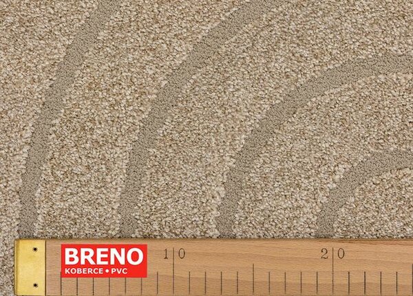 Breno Kusový koberec TRENTINO kruh 410013, 160x160 cm, Béžová