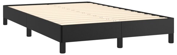 Box spring postel s matrací černá 120x190 cm umělá kůže 3269671