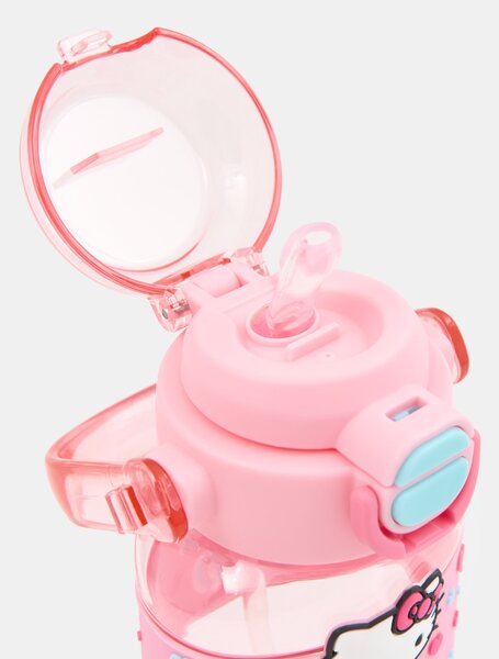 Sinsay - Láhev na pití s držadlem a brčkem Hello Kitty - vícebarevná