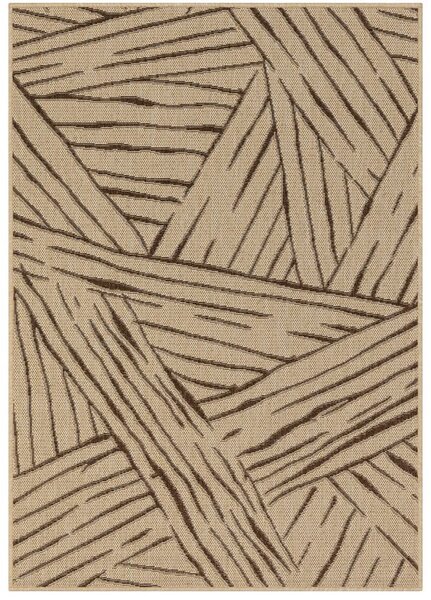 Breno Kusový koberec PLUTUS 1009 - 0232, 67x230 cm, Vícebarevné/Béžová