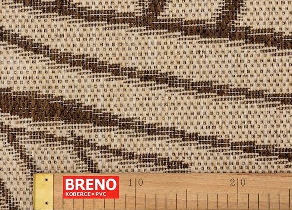 Breno Kusový koberec PLUTUS 1009 - 0232, 67x230 cm, Vícebarevné/Béžová