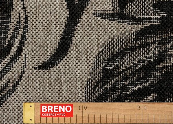 Breno Kusový koberec PLUTUS 1020 - 0151, 67x230 cm, Vícebarevné/Šedá