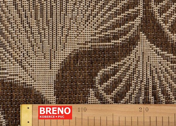 Breno Kusový koberec PLUTUS 1010 - 0323, 67x230 cm, Vícebarevné/Hnědá