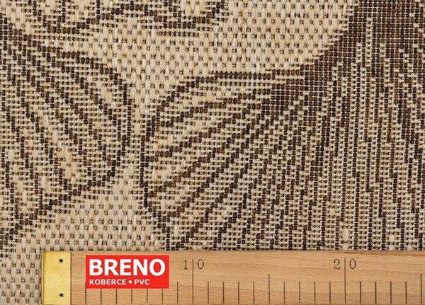 Breno Kusový koberec PLUTUS 1010 - 0232, 67x230 cm, Vícebarevné/Béžová
