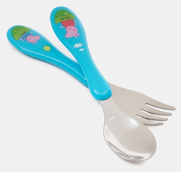Sinsay - Lžíce a vidlička Peppa Pig 2 pack - vícebarevná