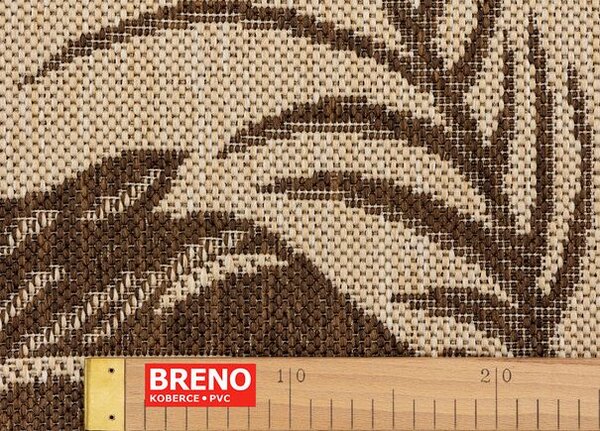 Breno Kusový koberec PLUTUS 1020 - 0232, 67x230 cm, Vícebarevné/Béžová