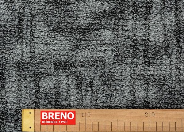 Breno Metrážový koberec DOBRO 97 (Ecoluxe), šíře 400 cm, Šedá