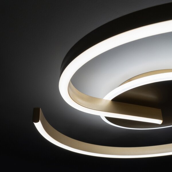 Brilagi -LED Stmívatelné stropní svítidlo SPIRAL LED/56W/230V 3000/4000/6000K+DO