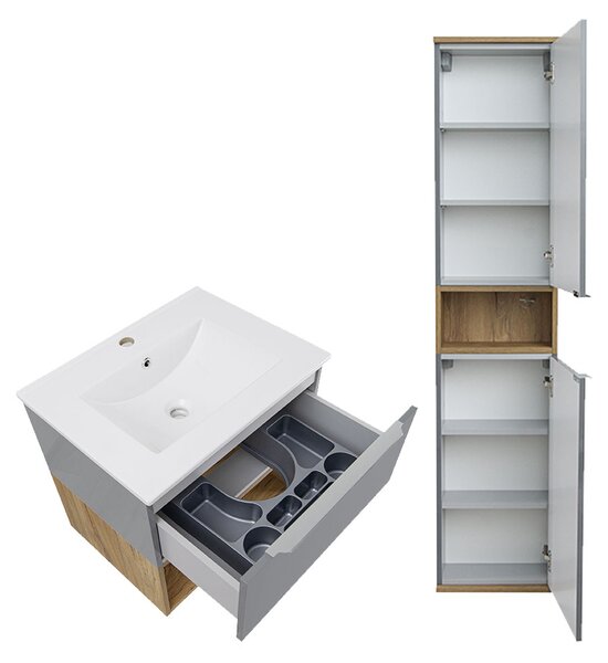 Comodo Set koupelnového nábytku Neveda G 60 + V 35 P/L