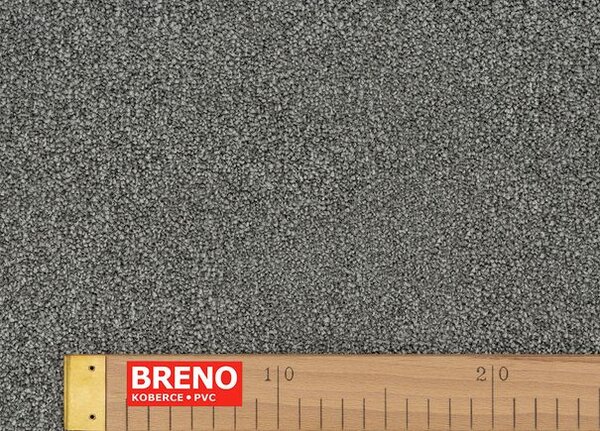 Breno Metrážový koberec FABLE SUNRISE 1075, šíře 400 cm, Šedá